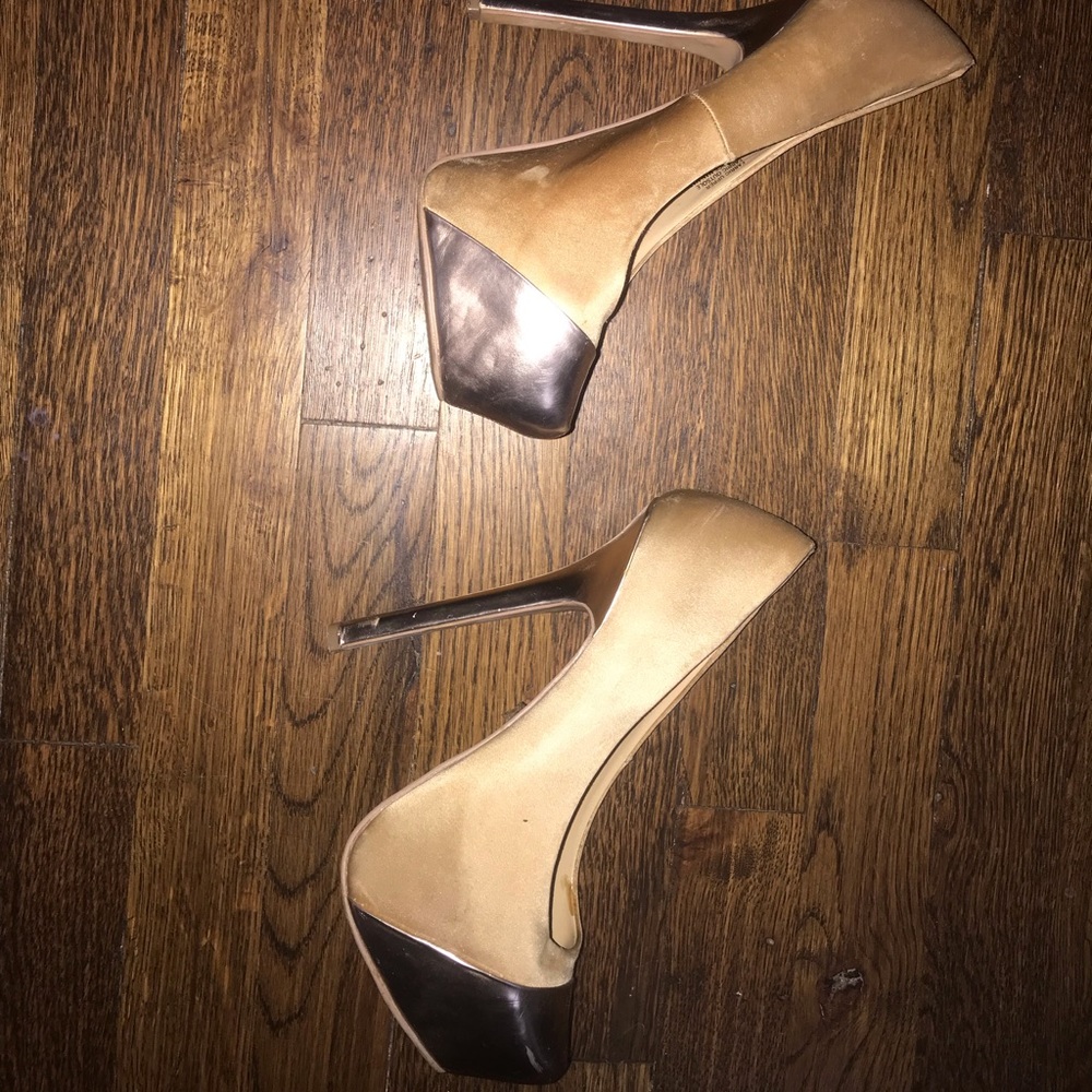 Gold heels